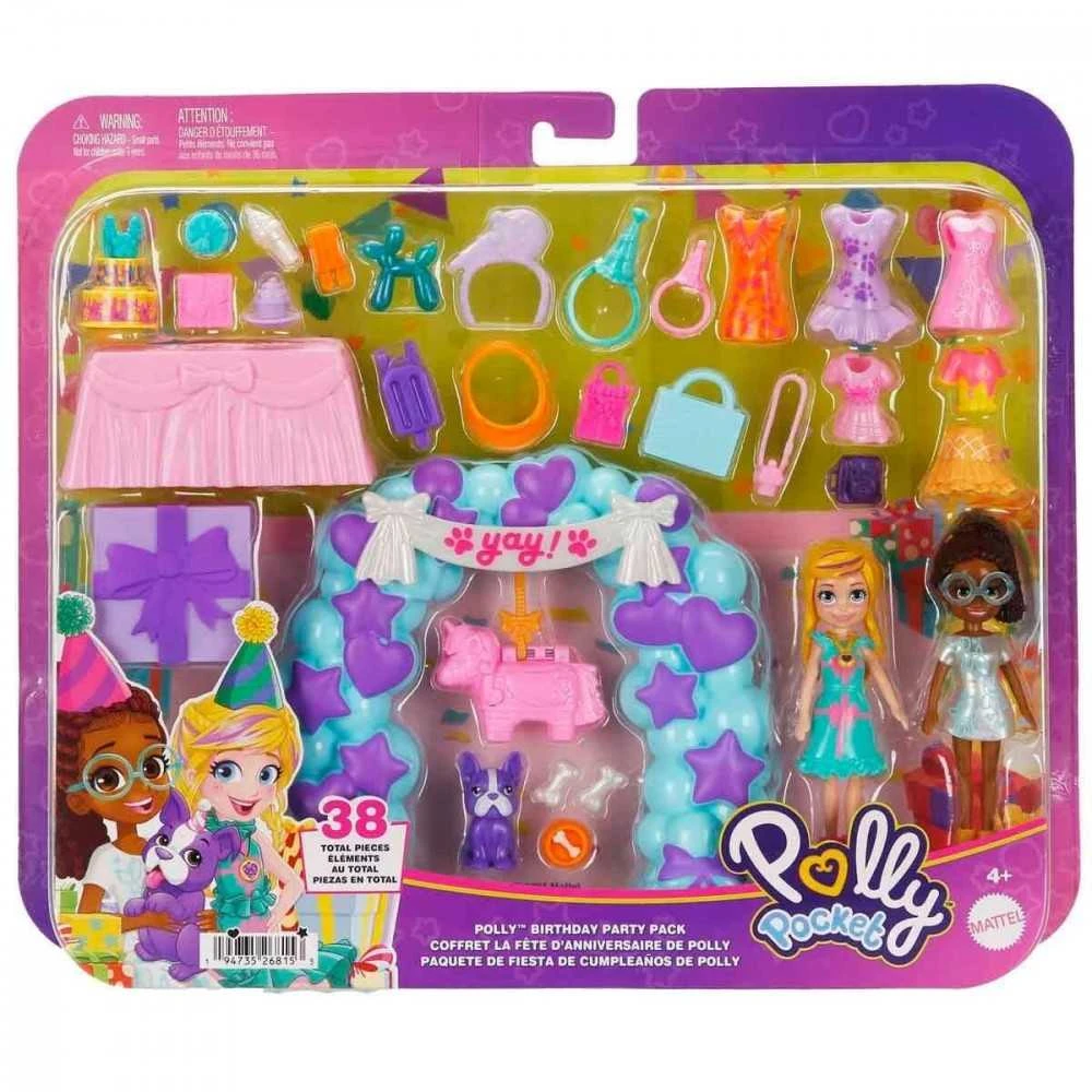 Mattel POLLY POCKET gimtadienio šventės rinkinys (JCC33)