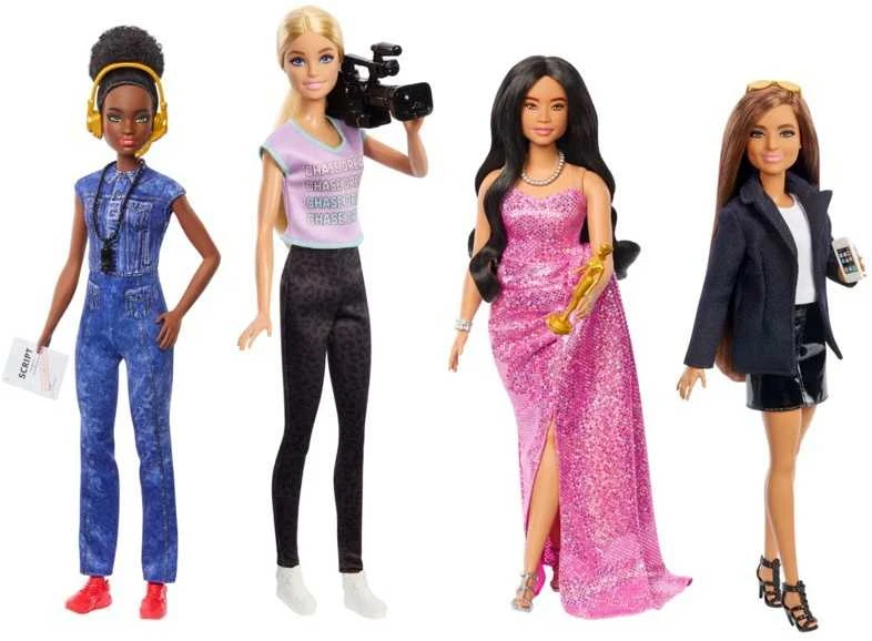 Mattel Barbie Barbė - Karjeros moterys filme rinkinys, 4 lėlės (HRG54)