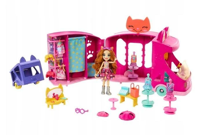 Enchantimals Glam & Party - Mados sunkvežimio žaidimų rinkinys aprašymas - Prekės nuotrauka