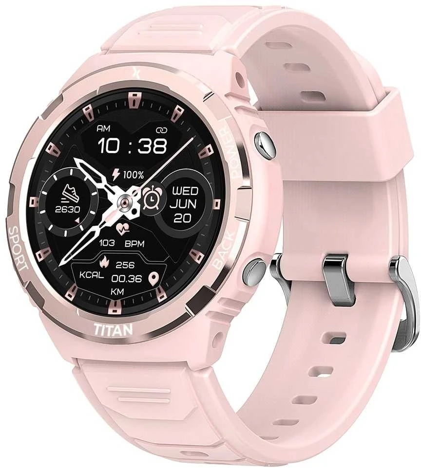 Išmanusis laikrodis Maxcom FW100 Titan Valkiria Rožinė (MAXCOMFW100PINK)