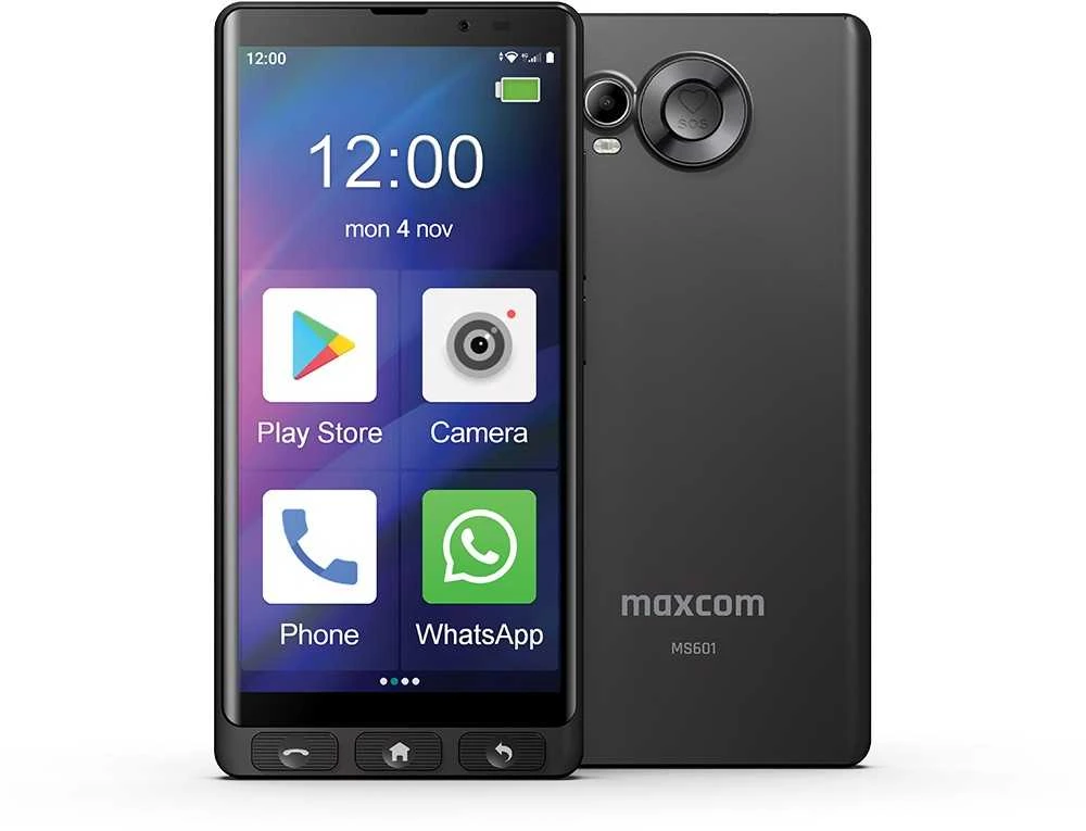 Maxcom MS601 4/64GB LTE juoda