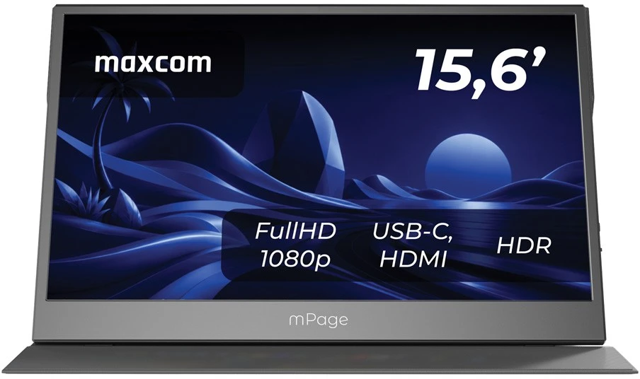 Maxcom Monitorius przenośny mpage 15