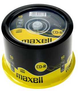 Maxell cd-r 700 mb 52x80 min, blister, płyta 50 vnt