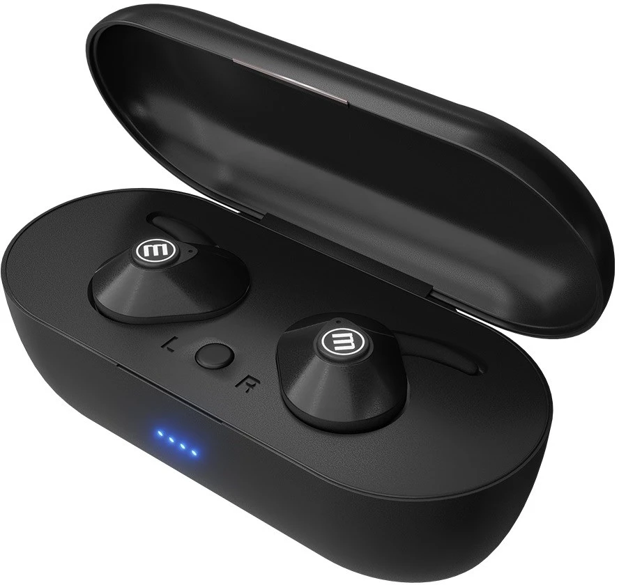 Belaidės Ausinės - Maxell Mini Duo, Juodos