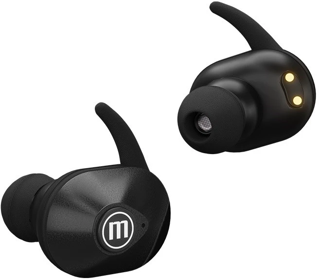 Belaidės Ausinės - Maxell Mini Duo, Juodos