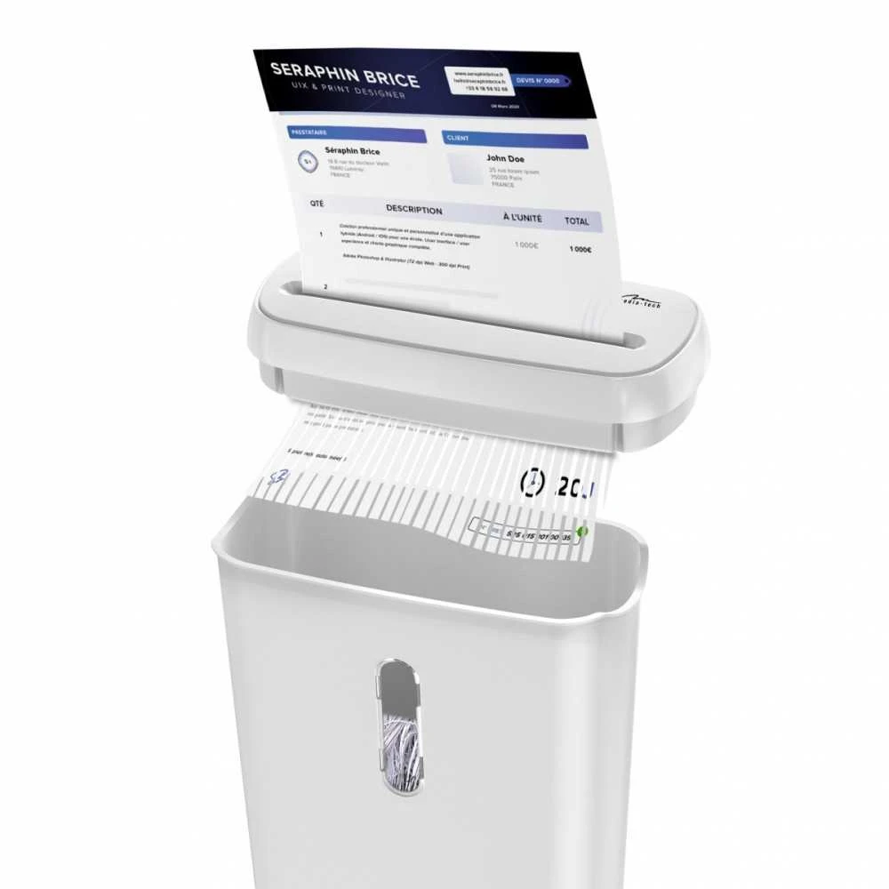 Media-Tech Niszczarka dokumentów, folii i kart kredytowych baltas shredder mt223