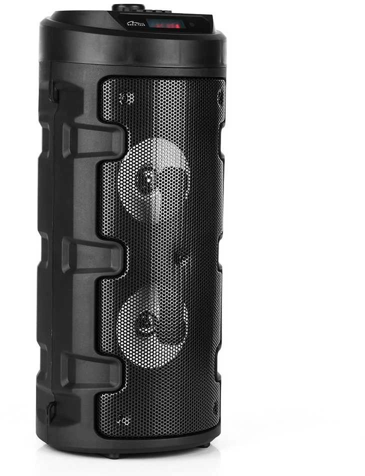Media-Tech Garsiakalbis partybox keg bt mt3165 v2.0 karaoke/bluetooth 5.0+edr/fm/mp3/microsd/usb/equalizer/aux/jack 6.3/pilot/dirželis/usb-c/led/rms 40w/pmpo 1000w