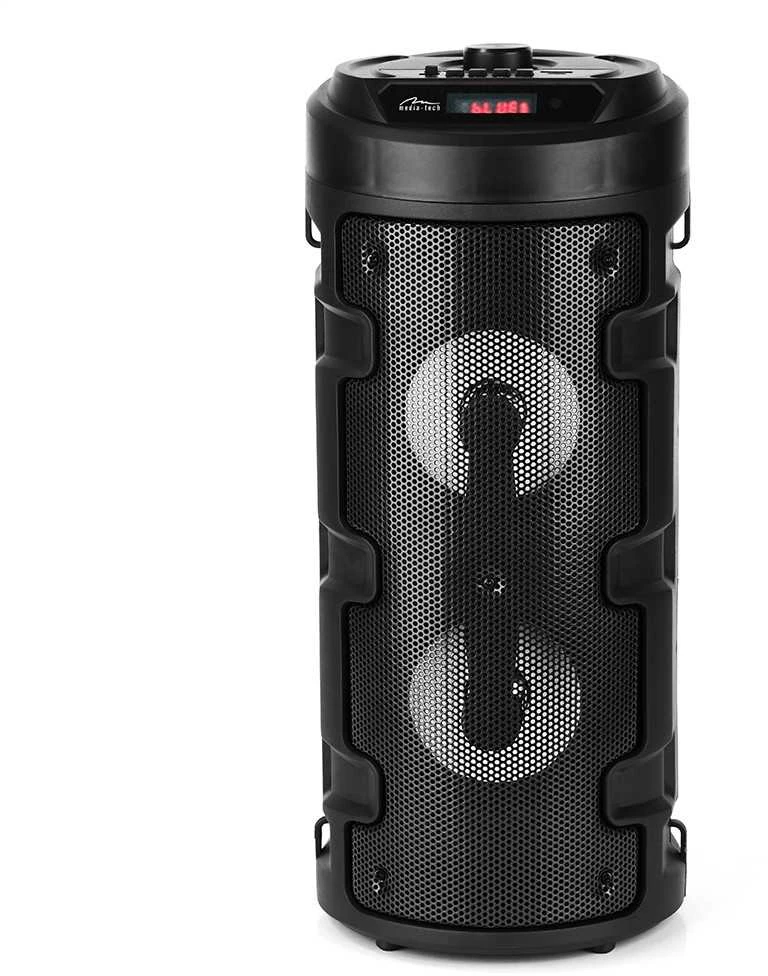 Media-Tech Garsiakalbis partybox keg bt mt3165 v2.0 karaoke/bluetooth 5.0+edr/fm/mp3/microsd/usb/equalizer/aux/jack 6.3/pilot/dirželis/usb-c/led/rms 40w/pmpo 1000w