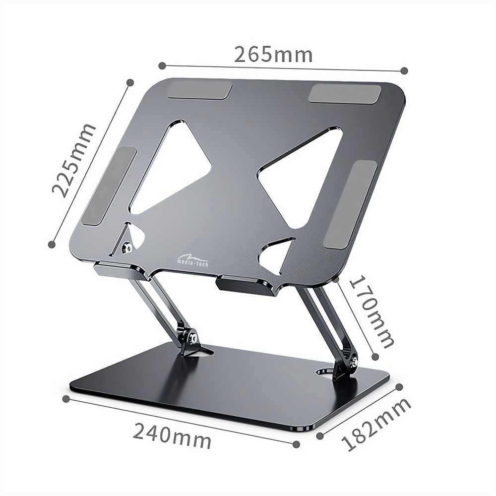 Media-Tech Podstawka pod laptopa regulowana, ergonomiczna 10-17 cali mt2661