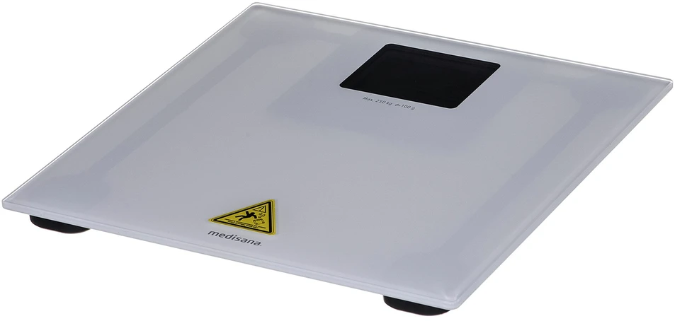 Medisana PS 470 XL vonios svarstyklės iki 250 kg | Perkrovos indikatorius | Baltos