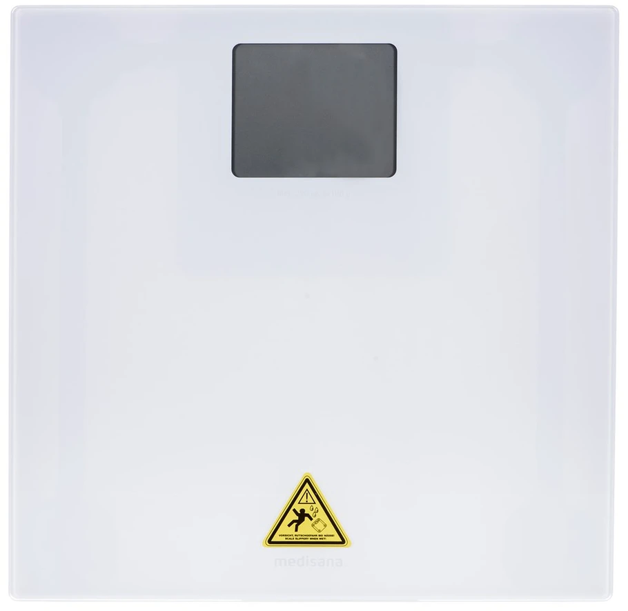 Medisana PS 470 XL vonios svarstyklės iki 250 kg | Perkrovos indikatorius | Baltos