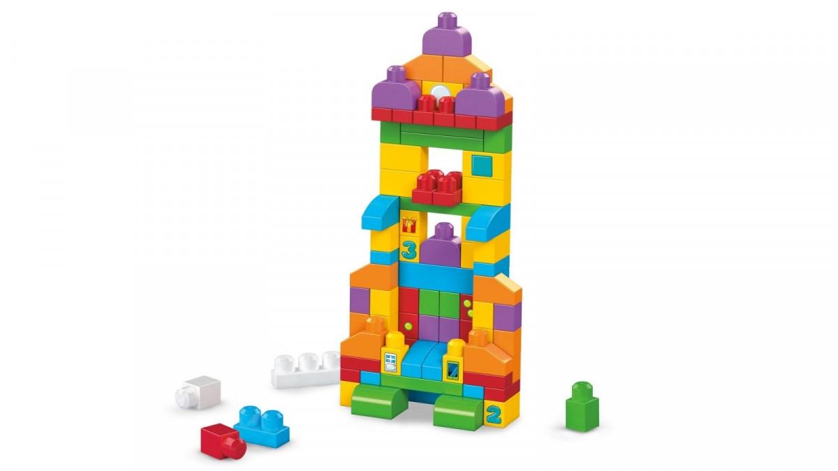 MEGA BLOKS rinkinys "Mokymosi krepšelis" (150 det.), FVJ49