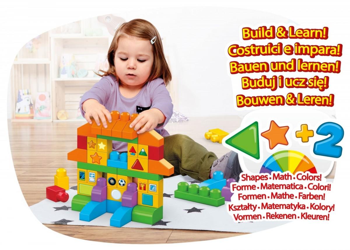 MEGA BLOKS rinkinys "Mokymosi krepšelis" (150 det.), FVJ49
