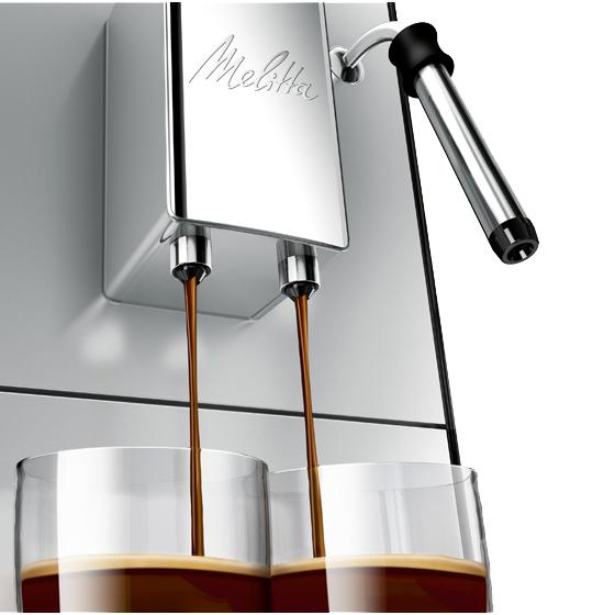 Kavos aparatas Melitta E953-102 Solo&Milk sidabro