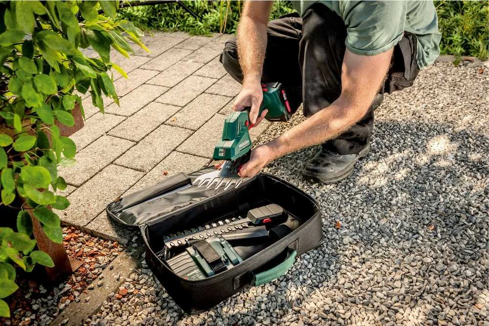 Metabo žolės ir krūmų žirklės SGS 18 LTX Q, 11.5 cm, 18 V, Li-Ion, be akumuliatoriaus ir kroviklio