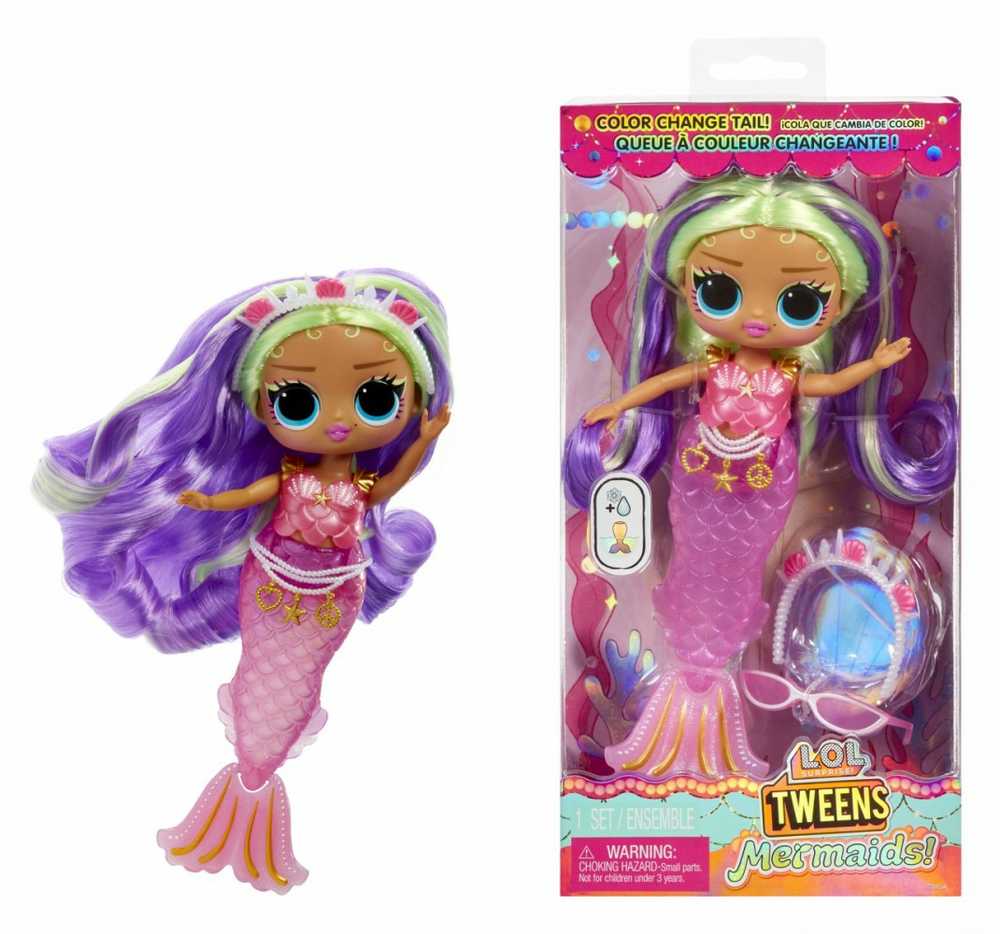 MGA L.O.L. Surprise Tweens MERMAID lėlė Cleo Cove 510437-EUC