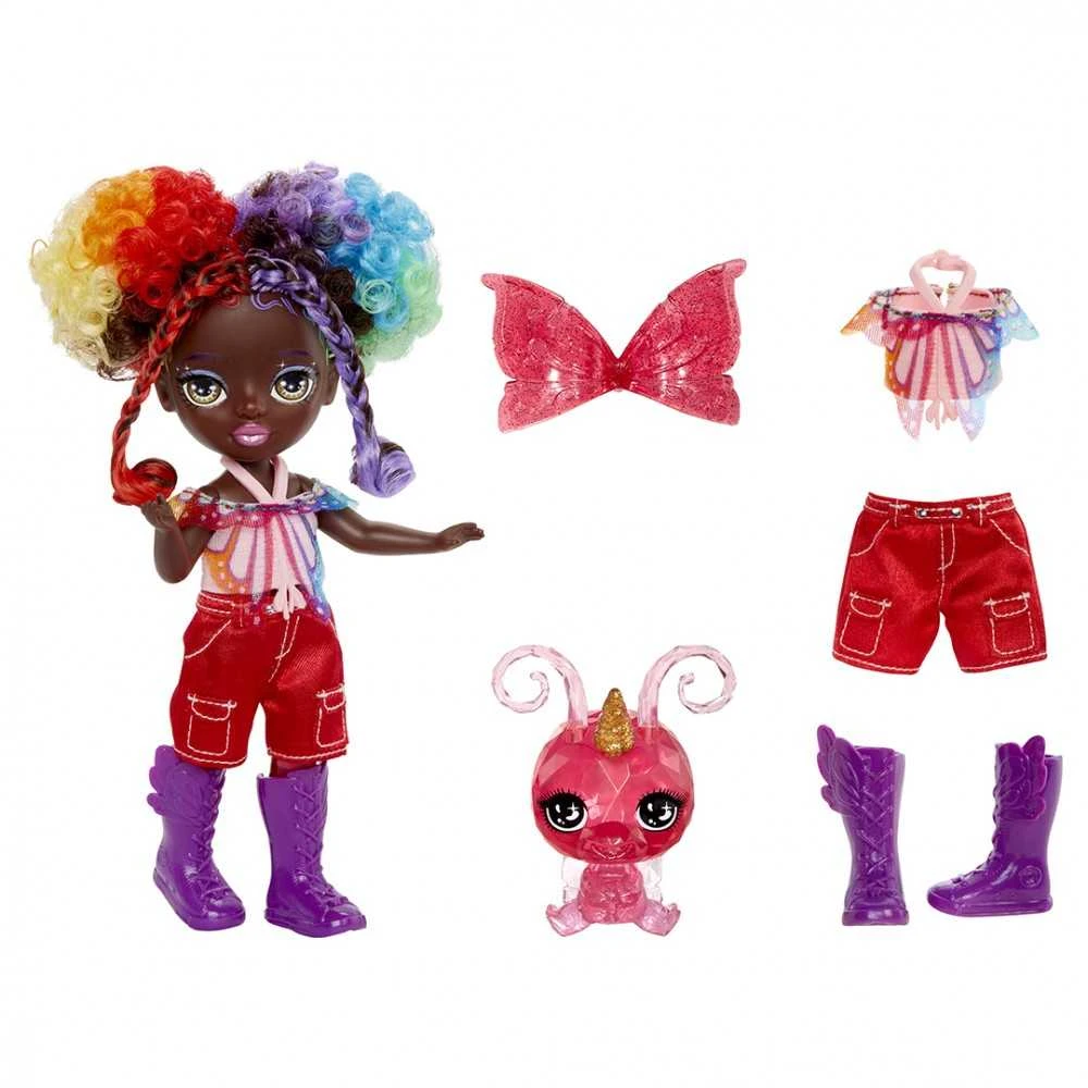 MGA Lėlė Vaivorykštės Fėja Astrid Rainbow High Littles 543398EUC