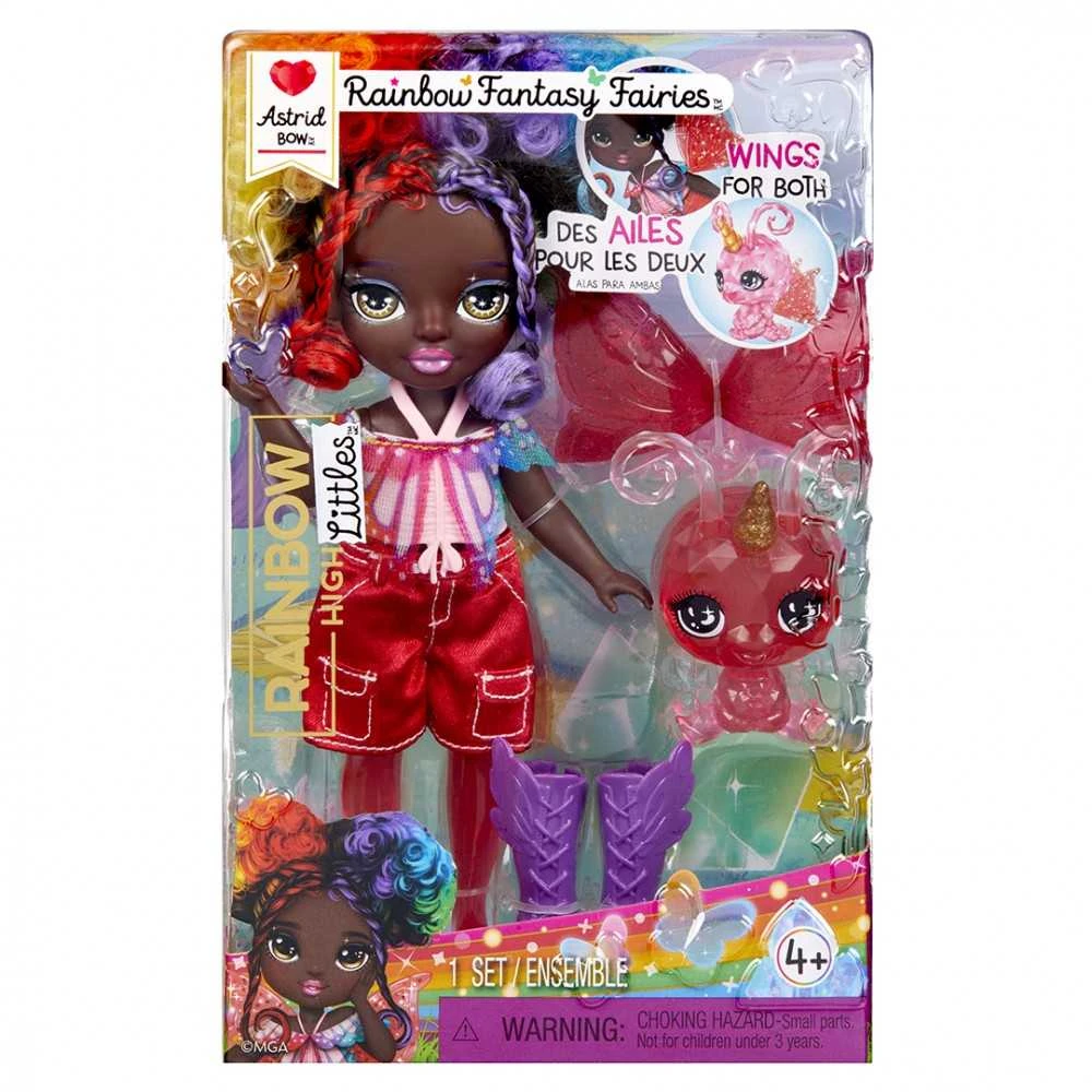 MGA Lėlė Vaivorykštės Fėja Astrid Rainbow High Littles 543398EUC