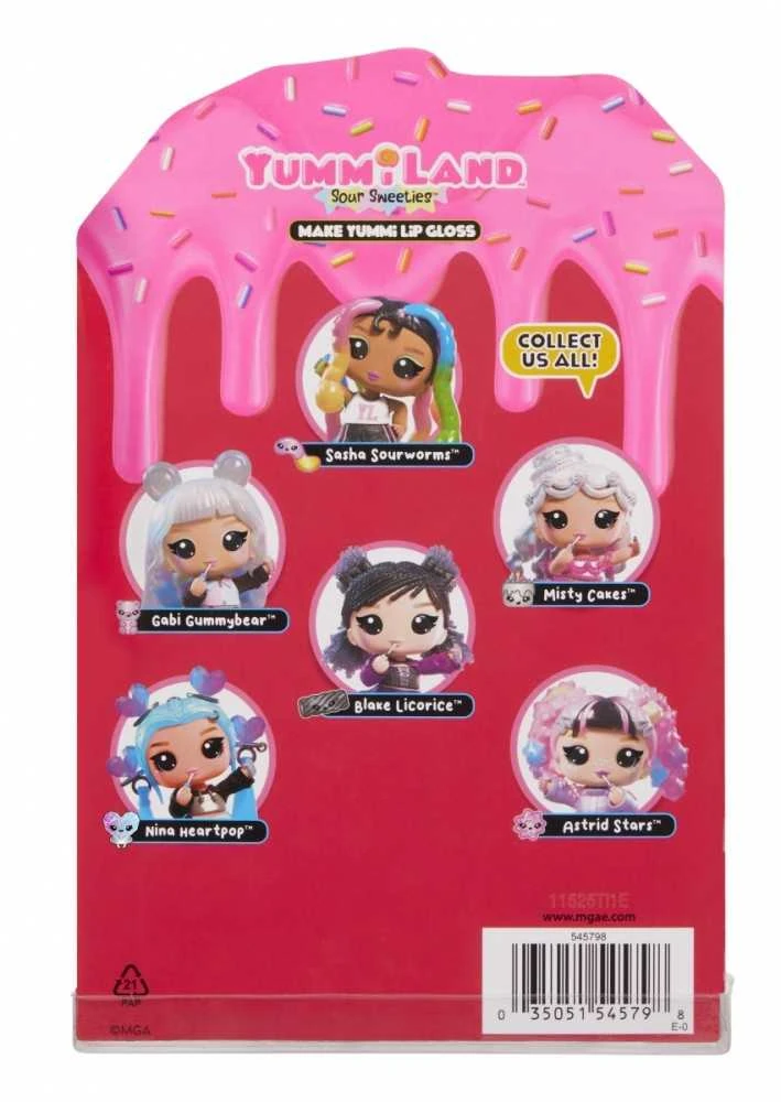 MGA Yummiland lūpų blizgis Sour Sweeties Gabi Gummybear
