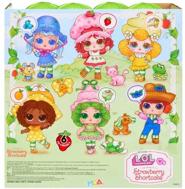 MGA L.O.L. Surprise Loves braškių pyrago Tots lėlytė PDQ 596530-EUC