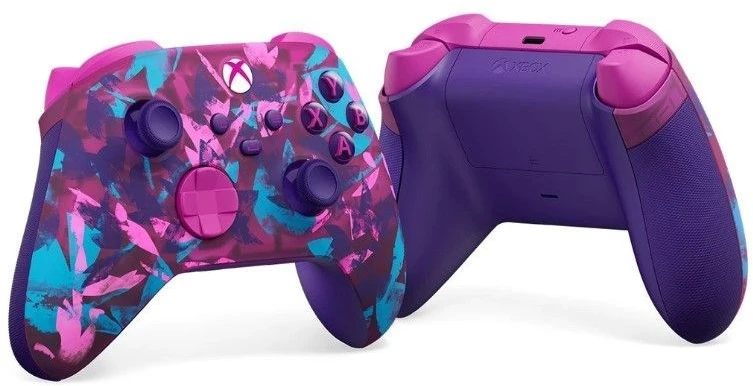 „Microsoft XBOX“ belaidis valdiklis – „Heart Breaker Special Edition“ Mėlyna, Rožinė, Violetinė „Bluetooth“ žaidimų pultas Analoginis / skaitmeninis „Android“, asmeniniams kompiuteriams, „XBOX One“, „XBOX Series S“, „XBOX Series X“, „iOS“