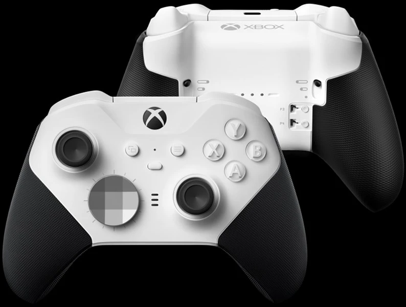 Žaidimų pultas Microsoft Xbox Elite Wireless Series 2 – Core Juodas, Baltas Bluetooth/USB Gamepad Analogue / Digital PC, Xbox One