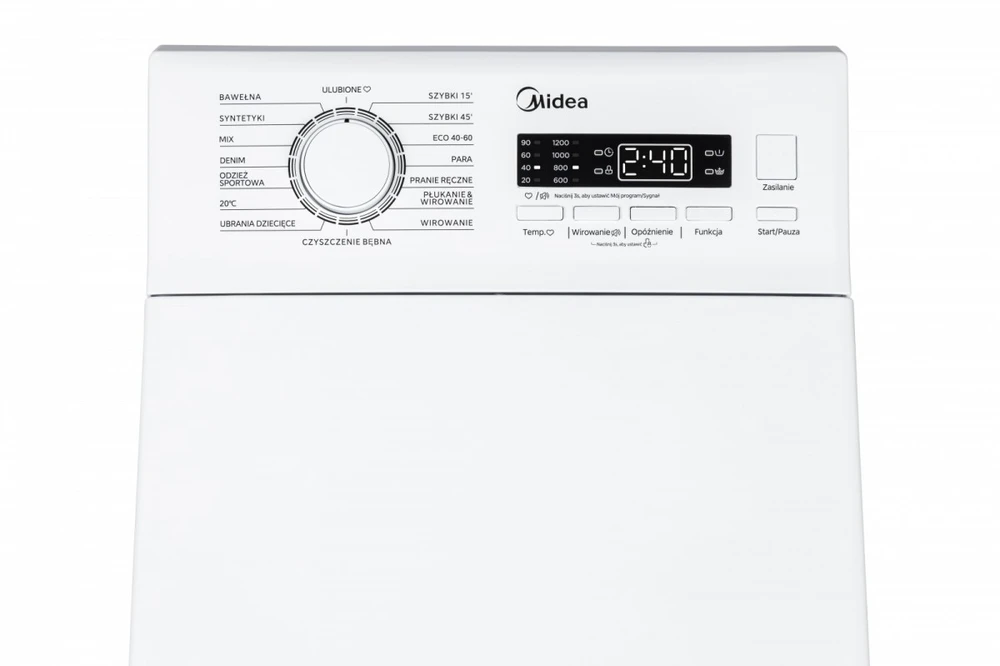 Midea Skalbimo mašina ładowana od góry mfe60jt1211-pl