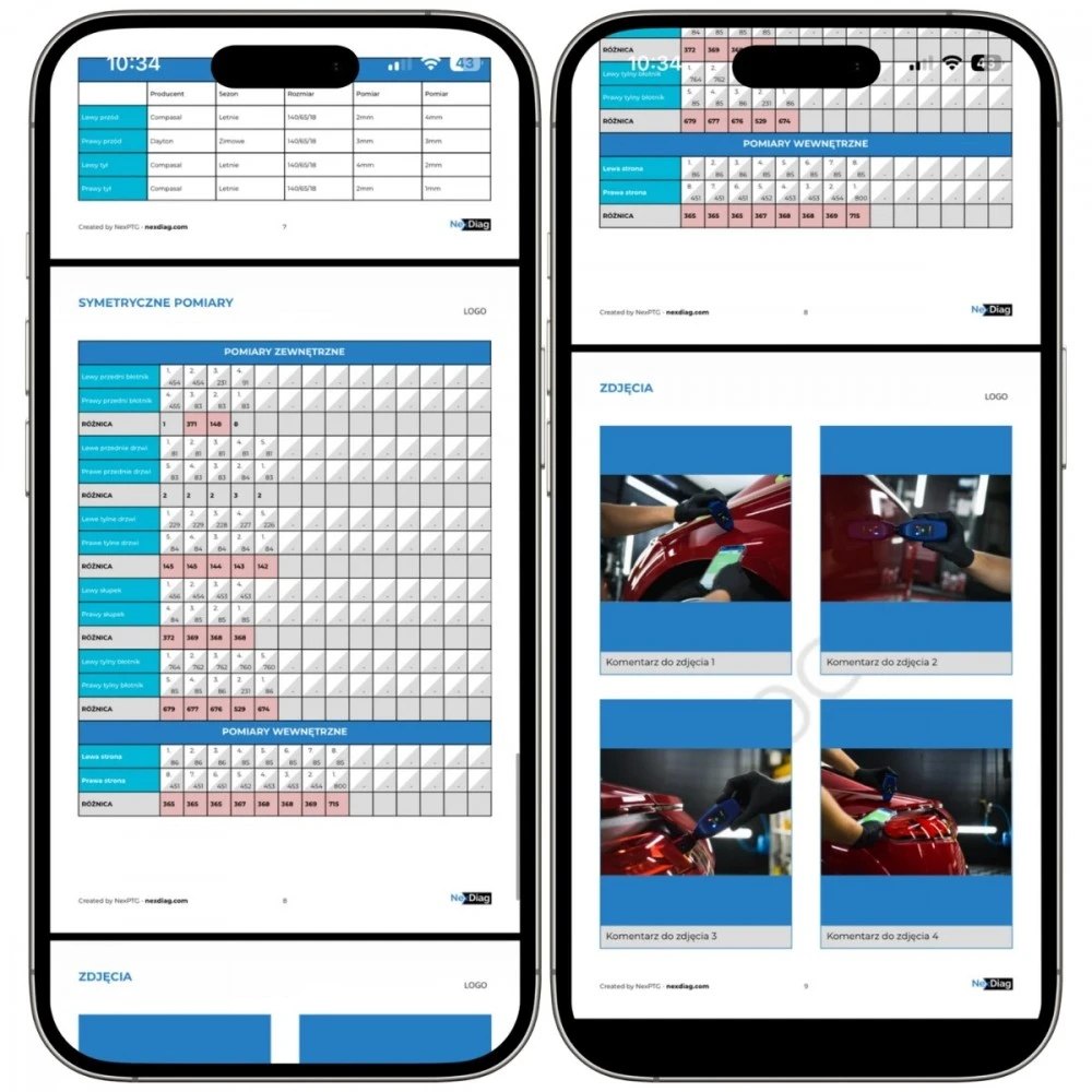 Nexdiag Dangos storio matuoklis NexPTG Professional