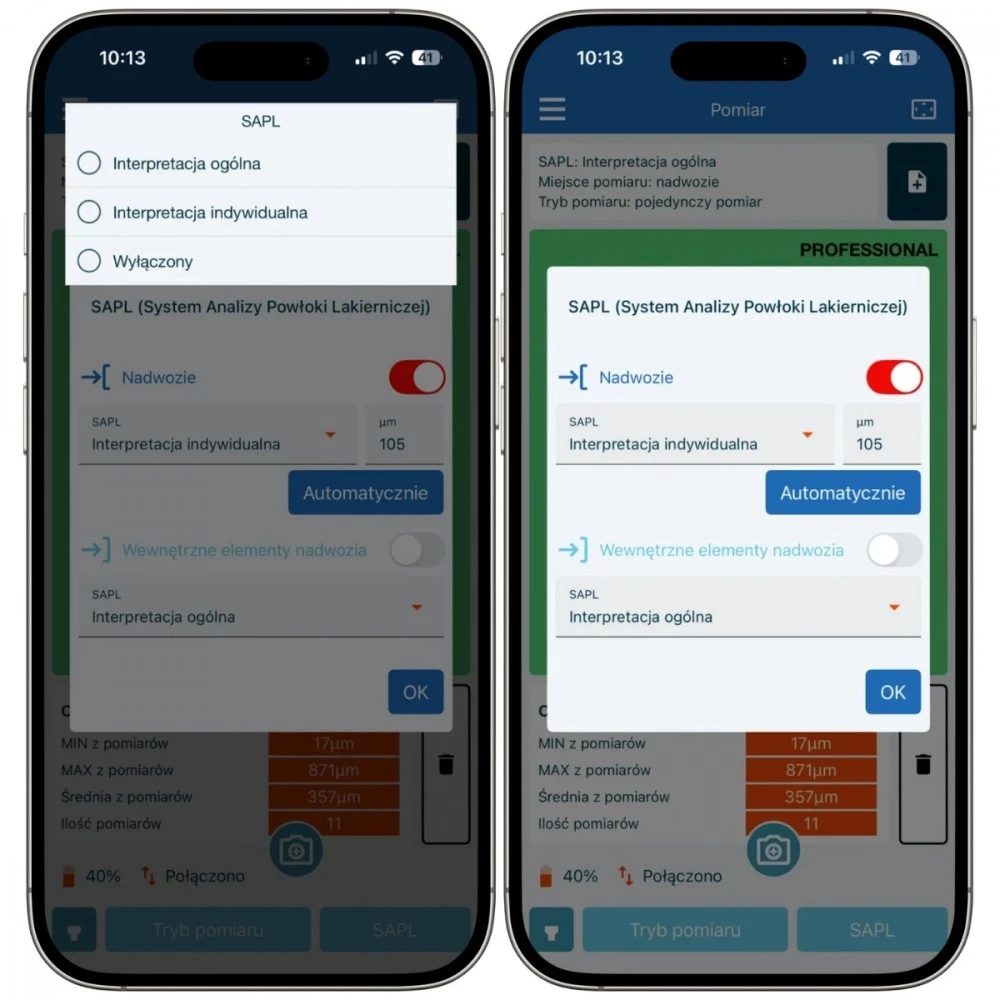 Nexdiag Dangos storio matuoklis NexPTG Professional