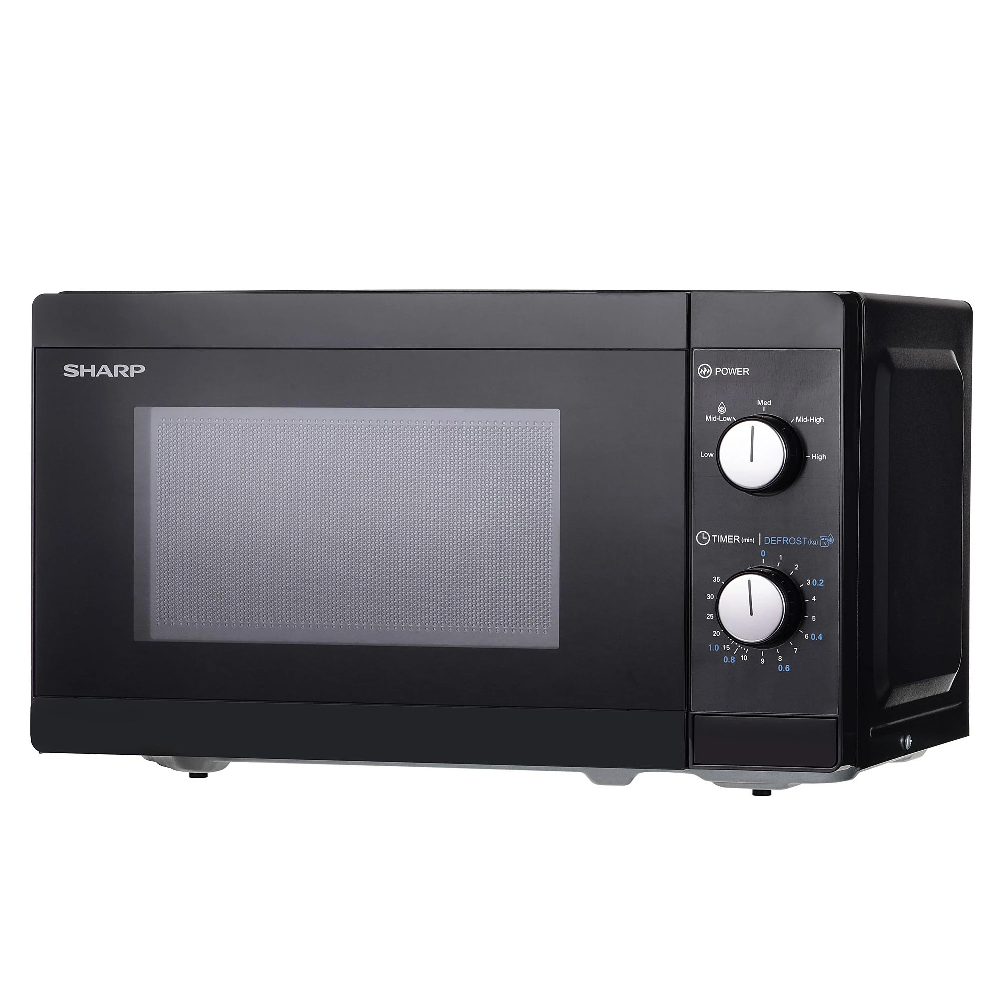 Mikrobangų krosnelė Sharp YC-MS01E-B 20L, 800W, Juoda