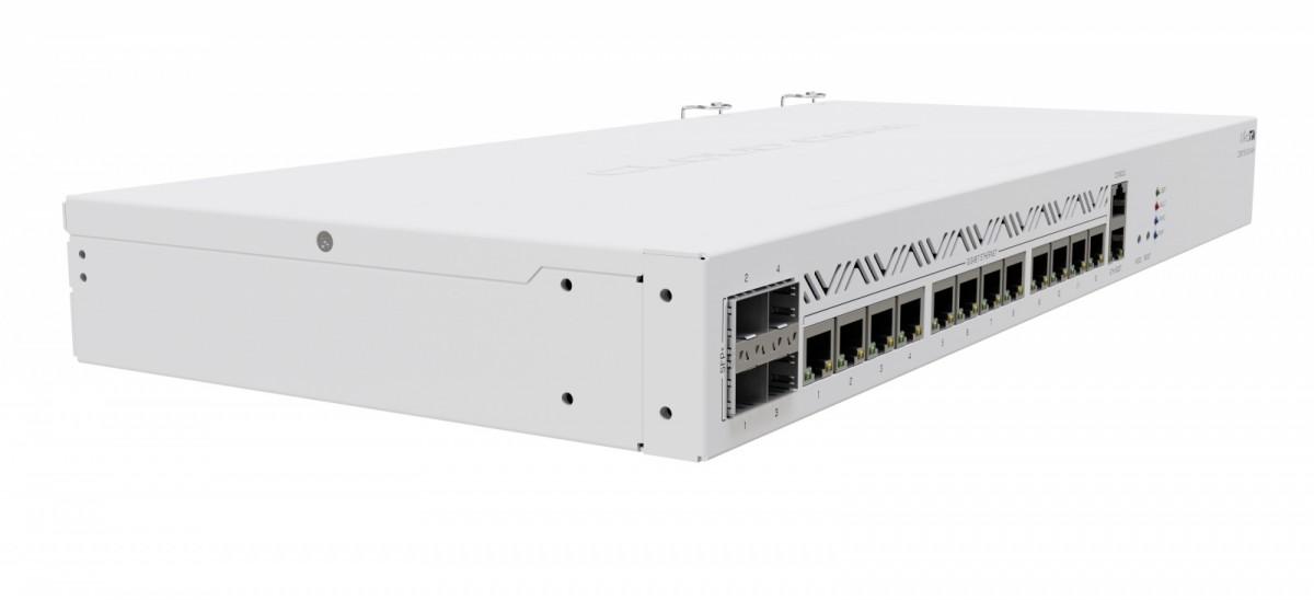 Mikrotik Cloud Core Maršrutizatorius CCR2116-12G-4S+, 16-CORE 2 GHZ ARM CPU, 16 GB DDR4 RAM, 4x10G SFP+ jungtys, 13xGigabit LAN jungtys, 1x RJ45 Serial port, 1x M.2 slots, 16 core CPU, 16 GB RAM, Dual redundant power supply, RouterOS L6 | MikroTik | Cloud Core Maršrutizatorius | CCR2116-12G-4S+ | Ethernet LAN (RJ-45) jungtys 13 | 12 mėn.