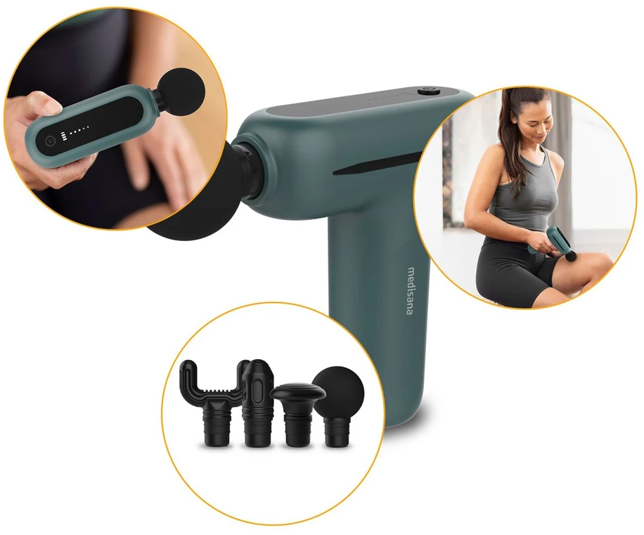 Medisana MG 200 massager Muscle Juodas, Pilkas