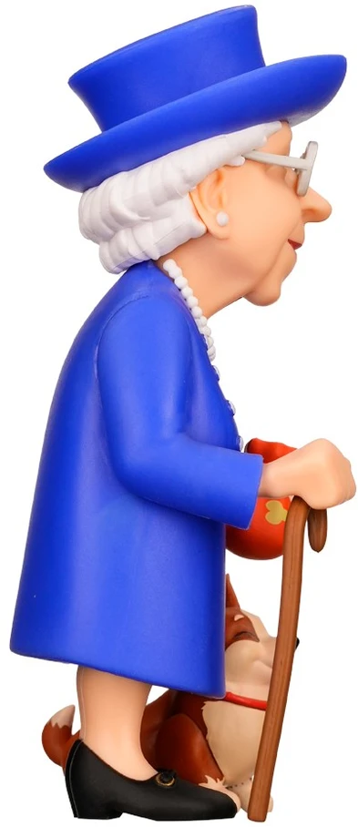 MINIX QUEEN ELIZABETH - QUEEN ELIZABETH II WITH CORGI