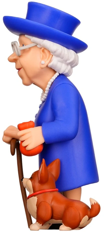 MINIX QUEEN ELIZABETH - QUEEN ELIZABETH II WITH CORGI