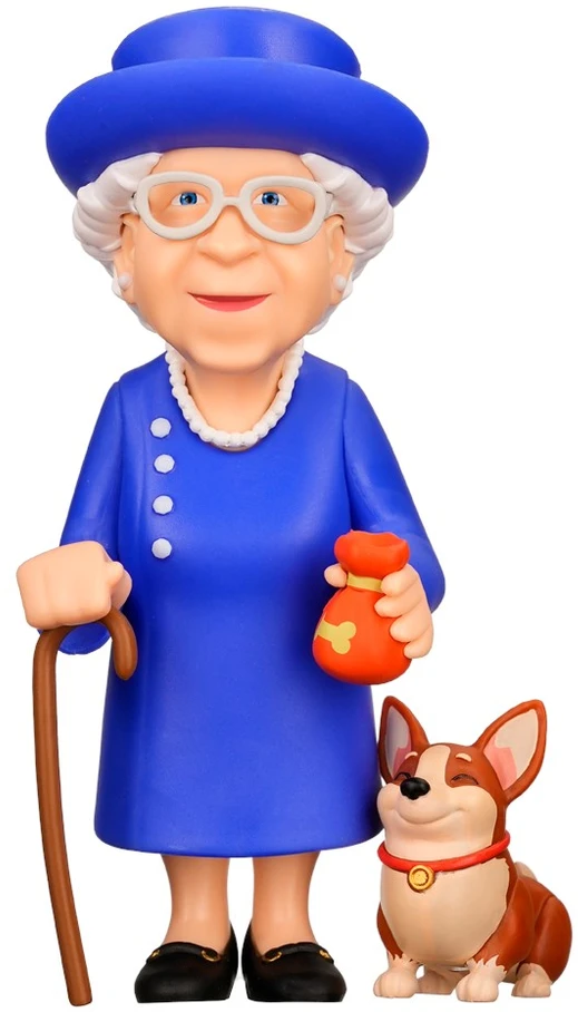MINIX QUEEN ELIZABETH - QUEEN ELIZABETH II WITH CORGI