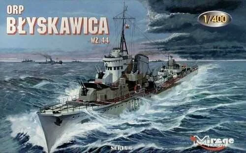 Mirage Plastikinis modelis ORP Błyskawica, 1944 m. rugsėjo mėn