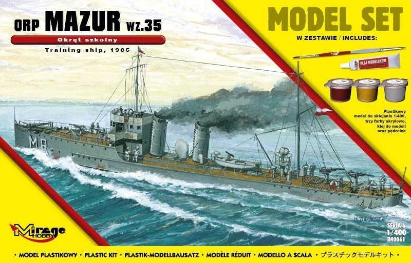 Mirage ORP 'MAZUR' 1935 (Lenkijos mokomasis laivas) (MI / 840061)
