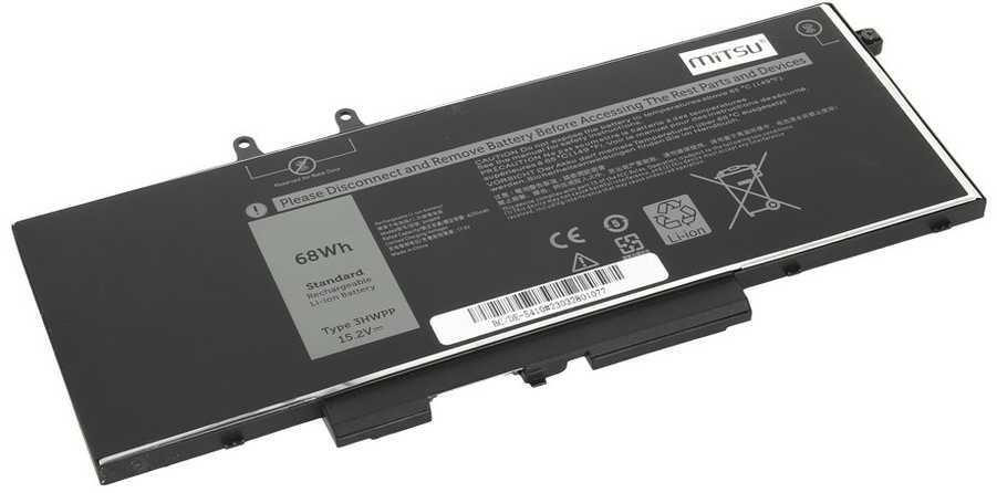 Mitsu Baterija 3hwpp do dell platumos 5401 5410 5501 5510 - 4100 mah (62 wh)