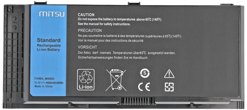 „Mitsu Dell Precision M6600 M6800“ akumuliatorius (BC / DE-M6600)
