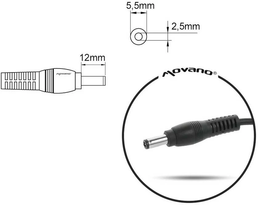 Lenovo Maitinimo Blokas - Mitsu 19V 3.42A 65W