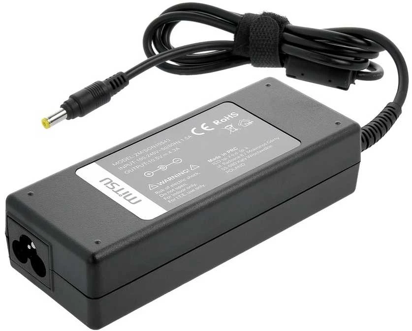 Mitsu maitinimo adapteris 10.5V 4.3A su geltonu antgaliu