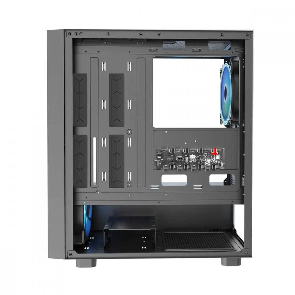Modecom „Breeze ARGB Flow“ MIDI dėklas, juodas