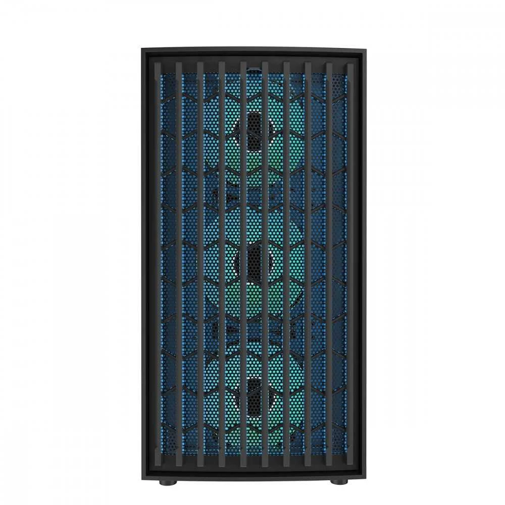 Modecom „Breeze ARGB Flow“ MIDI dėklas, juodas