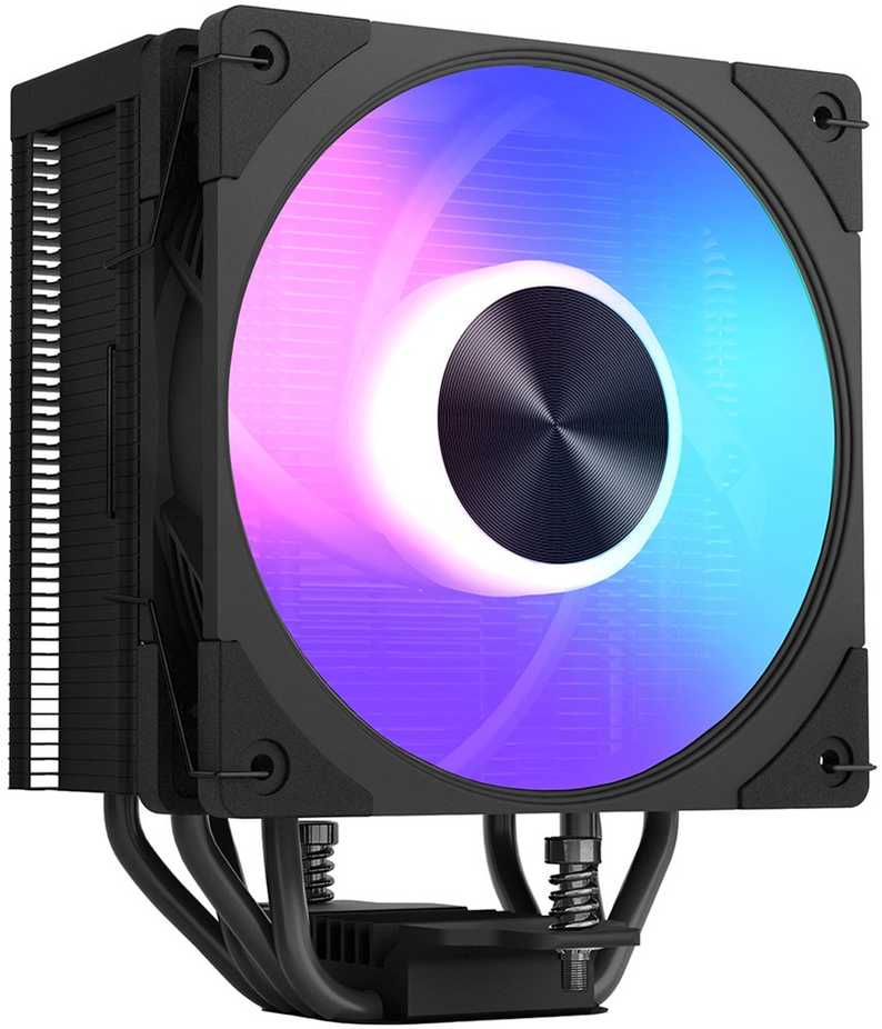 MODECOM Volcano 0C T102 LCD ARGB Processor Oro vėsintuvas 12 cm Juodas