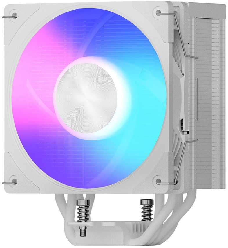 MODECOM Volcano 0C T202 LCD ARGB Processor Oro vėsintuvas 12 cm Baltas