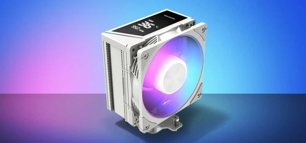 Modecom chłodzenie cpu volcano 0c t202 lcd argb baltas