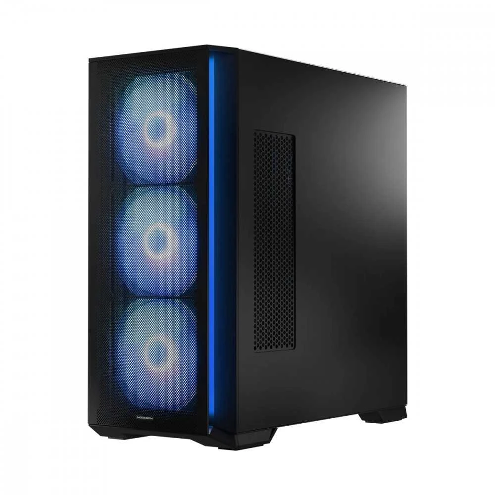 Modecom „Horizon ARGB Flow MIDI“ kompiuterio korpusas, juodas