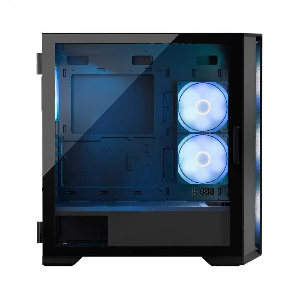 Modecom „Horizon ARGB Flow MIDI“ kompiuterio korpusas, juodas