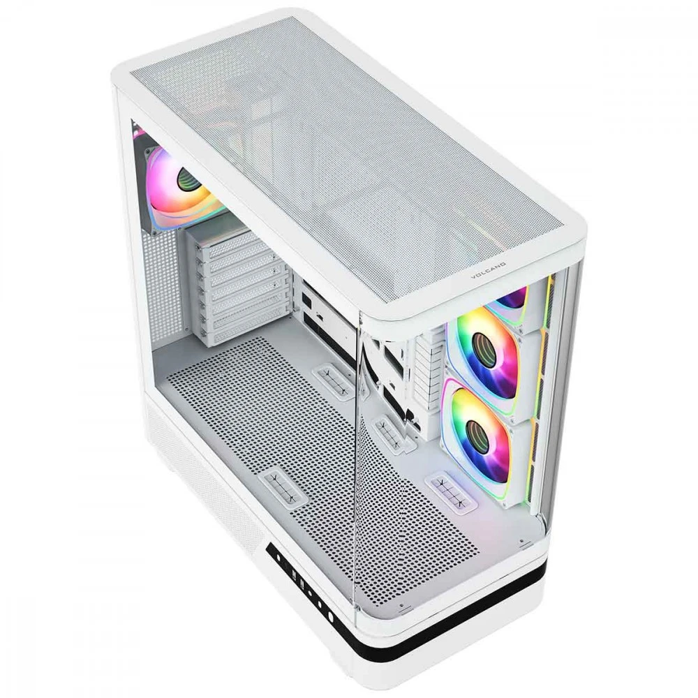 MODECOM PC CASE VOLCANO AQ 100 ARGB MIDI Baltas