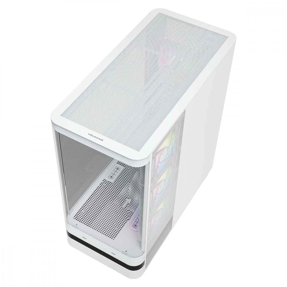 MODECOM PC CASE VOLCANO AQ 100 ARGB MIDI Baltas